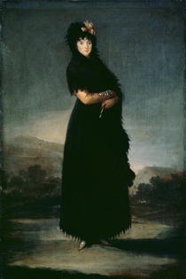 Mariana Waldstein  von Francisco Jose de Goya y Lucientes