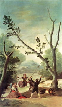 The Swing by Francisco Jose de Goya y Lucientes