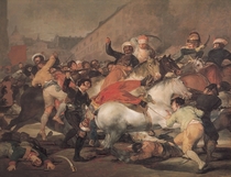 The Second of May, 1808. The Riot against the Mameluke Mercenari von Francisco Jose de Goya y Lucientes