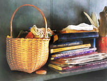 Books, Basket and Quill von Susan Savad