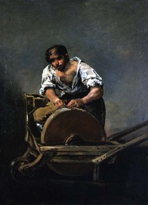 The Knife-Grinder von Francisco Jose de Goya y Lucientes