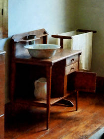 Wash Basin and Towel by Susan Savad