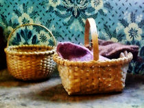 Basket With Knitting von Susan Savad
