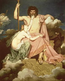 Jupiter and Thetis by Jean Auguste Dominique Ingres