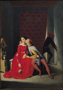 Gianciotto Discovers Paolo and Francesca von Jean Auguste Dominique Ingres