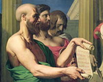 The Greek Tragedians von Jean Auguste Dominique Ingres