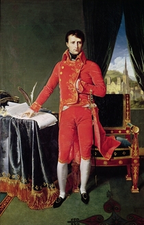 Bonaparte as First Consul by Jean Auguste Dominique Ingres