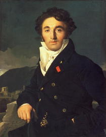 Portrait of Charles Cordier  by Jean Auguste Dominique Ingres