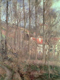 The Cote des Boeufs at L`Hermitage, Pontoise by Camille Pissarro