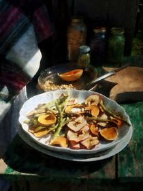 Plate of Dried Fruits and Vegetables by Susan Savad