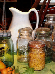 Canning Jar With Corn by Susan Savad