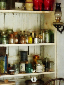 Hurricane Lamp in Pantry von Susan Savad