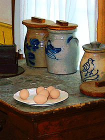 Brown Eggs and Ginger Jars by Susan Savad