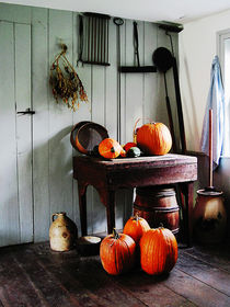 Pumpkins in Kitchen by Susan Savad