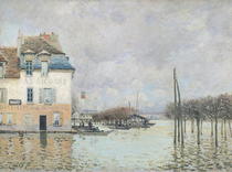 The Flood at Port-Marly von Alfred Sisley