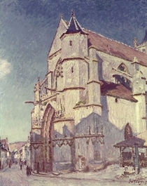 The Church at Moret by Alfred Sisley