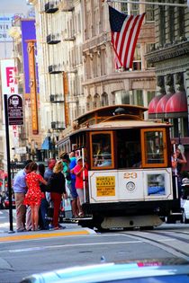 Rasante Fahrt im Cable Car San Francisco by ann-foto