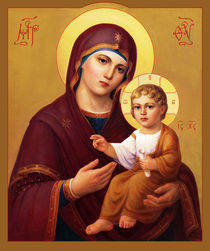 Jungfrau und Kind – Jesus und Maria von Svitozar Nenyuk