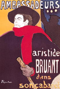 Poster advertising Aristide Bruant  von Henri de Toulouse-Lautrec