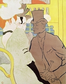 The Englishman at the Moulin Rouge von Henri de Toulouse-Lautrec