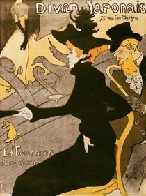 Poster advertising `Le Divan Japonais` von Henri de Toulouse-Lautrec