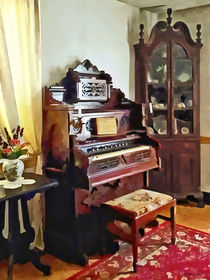 Organ in Victorian Parlor With Vase von Susan Savad
