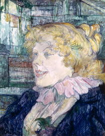 The English Girl from `The Star` at Le Havre by Henri de Toulouse-Lautrec