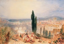 Florence from near San Miniato von Joseph Mallord William Turner