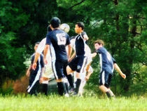 Playing Soccer by Susan Savad