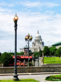 Providence, RI - Capitol Building Seen from Waterplace Park by Susan Savad