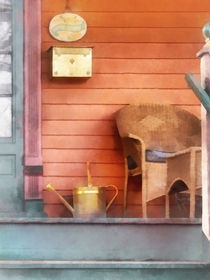 Porch With Brass Watering Can by Susan Savad
