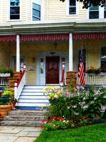 Porch With Front Yard Garden by Susan Savad