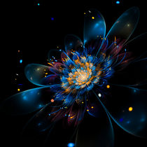 Blüte in Blue - by Viktor Peschel