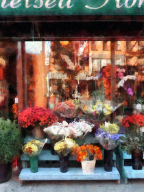 Manhattan NY - Chelsea Flower Shop by Susan Savad