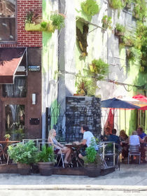  Philadelphia PA - Outdoor Cafe by Susan Savad