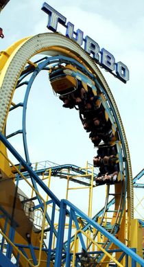 Rollercoaster at Brighton Pier by Philipp Tillmann