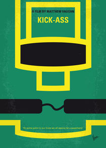 No544 My Kick-Ass minimal movie poster von chungkong