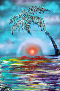 Tropical Sunset by Laura Barbosa