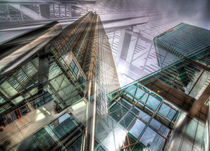 Canary Wharf Tower Abstracts by David Pyatt