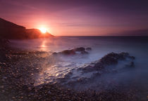  Sunrise at Bracelet Bay by Leighton Collins