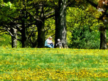 Father and Son Under the Trees von Susan Savad