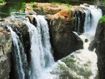 Waterfall Paterson NJ by Susan Savad