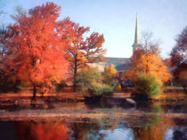 Church in Autumn by Susan Savad