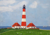 Leuchtturm Westerhever von Eike Holtzhauer