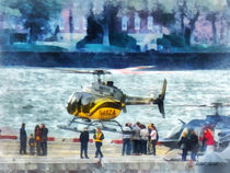 Manhattan NY Heliport by Susan Savad