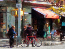 Manhattna NY - Bike Lane by Susan Savad