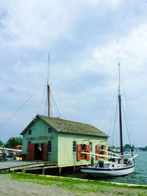 Boat By Oyster Shack by Susan Savad