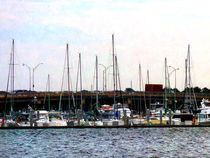 Docked Boats Norfolk VA von Susan Savad
