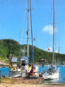 Relaxing at the Dock by Susan Savad