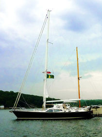 Sailboat at Anchor by Susan Savad